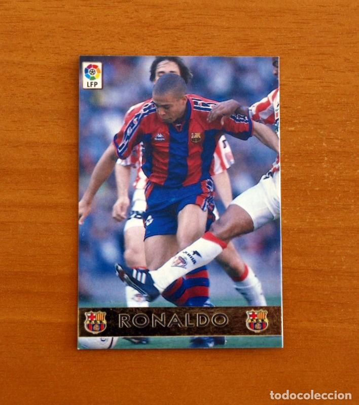 Cartes &agrave; collectionner de Football: Barcelona - N&ordm; 444 Ronaldo - Trofeo Pichichi - Mundicromo ficha de la Liga 1997-1998, 97-98