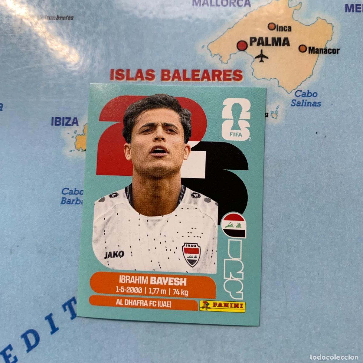Cartes &agrave; collectionner de Football: Irak n&uacute;mero 11 cromo panini Mundial Fifa World Cup 2026