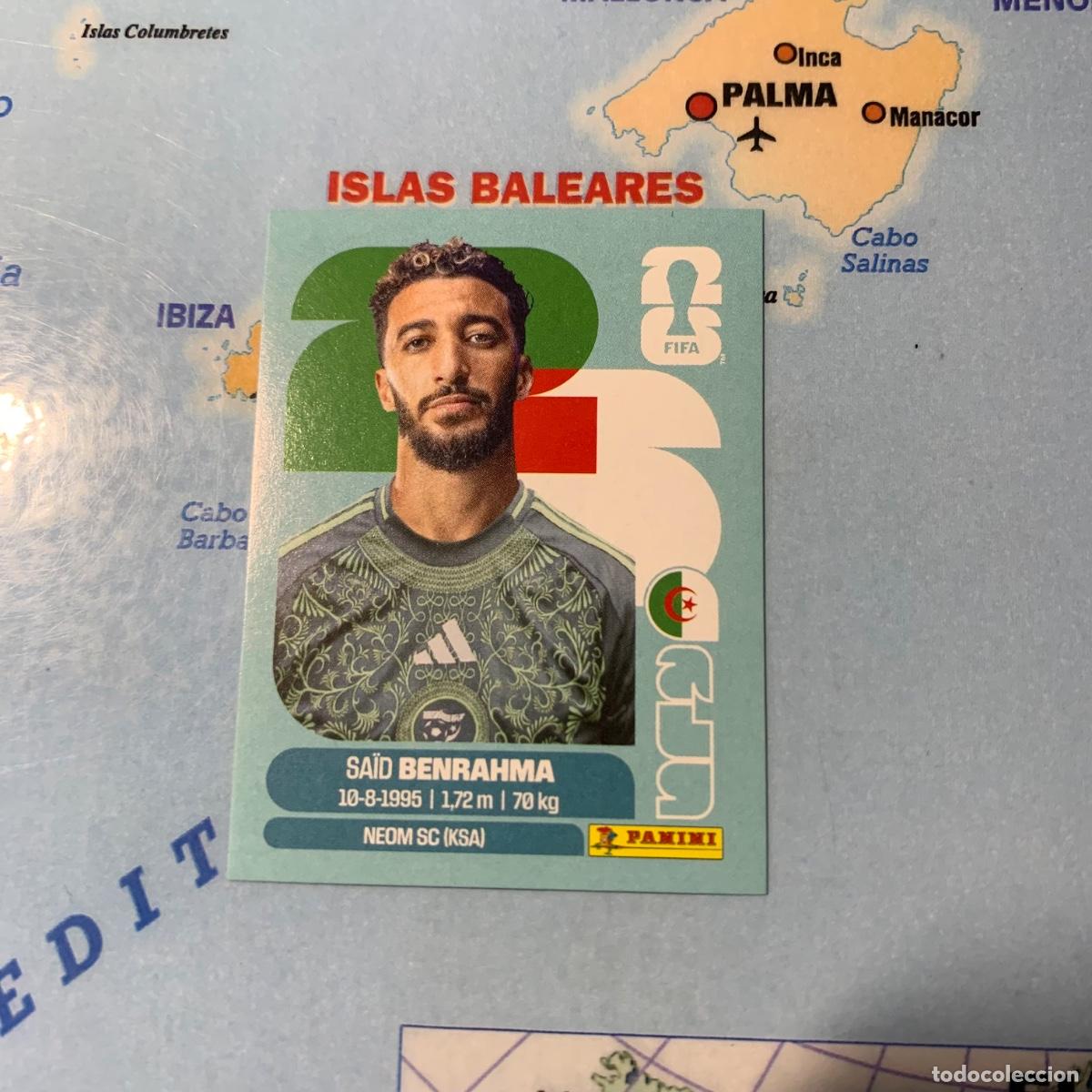 Cartes &agrave; collectionner de Football: Argelia n&uacute;mero 16 cromo panini Mundial Fifa World Cup 2026