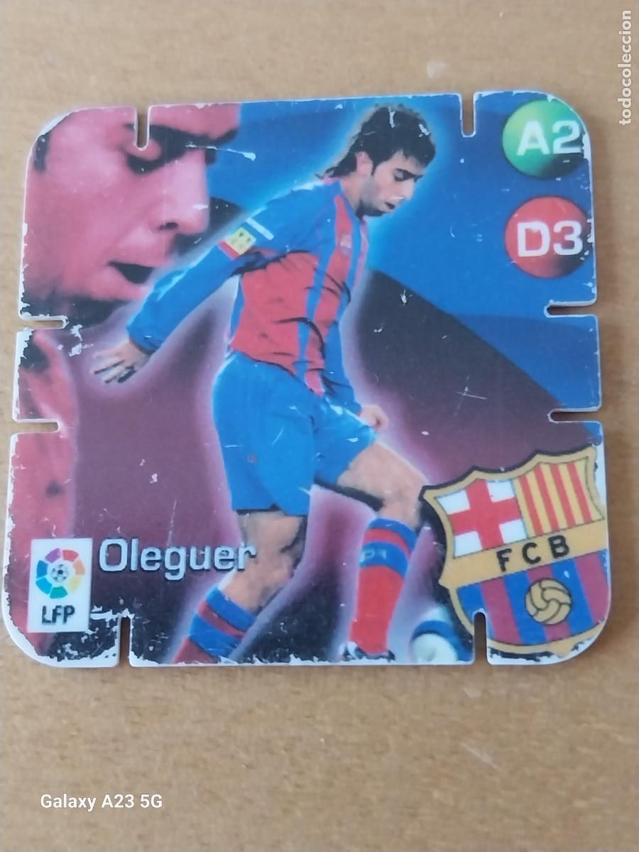 Cartes &agrave; collectionner de Football: OLEGUER SHOTS TAZO FUTBOL 2005 05 06 JUGADO