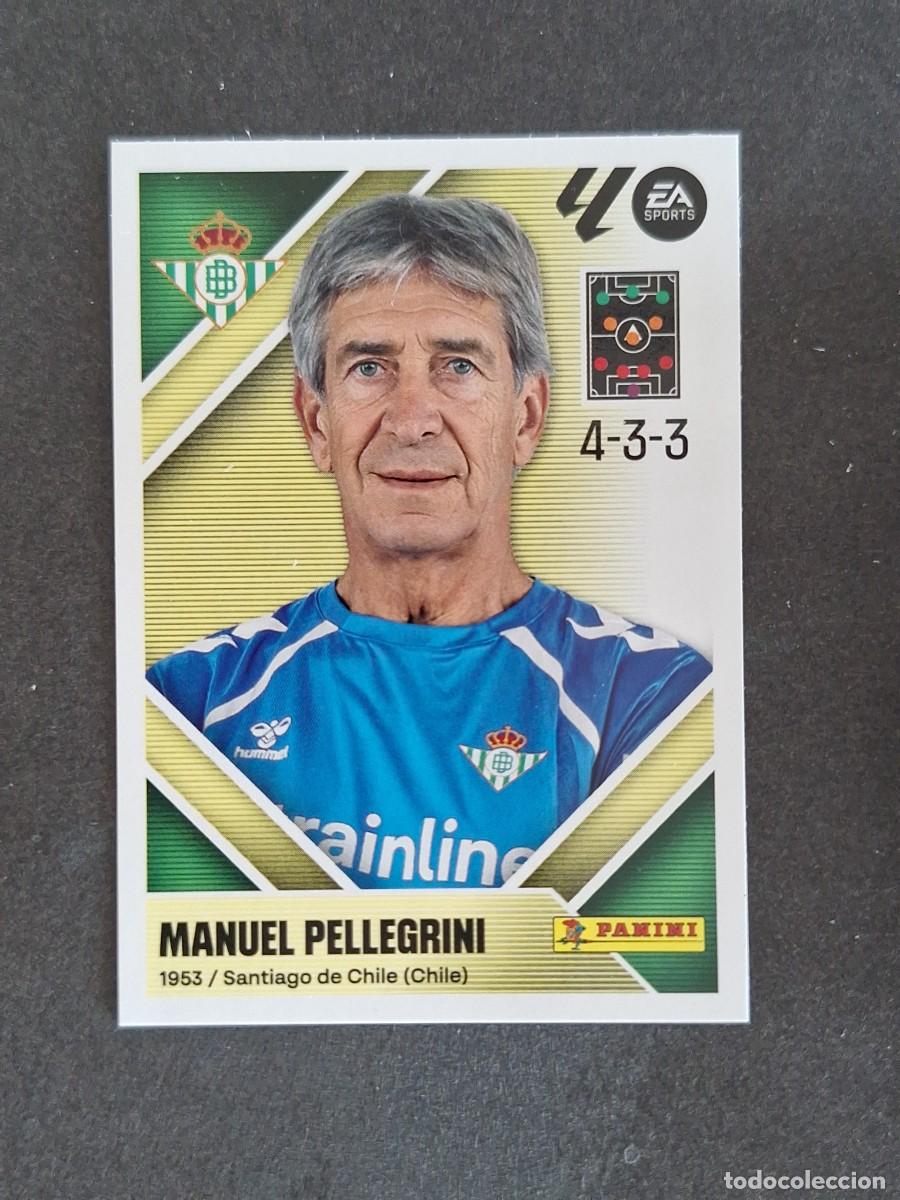 Figurine di Calcio: L1 MANUEL PELLEGRINI ENTRENADOR REAL BETIS BALOMPIE LIGA ESTE 2026 2027 26 27 NUNCA PEGADO SIN PEGAR