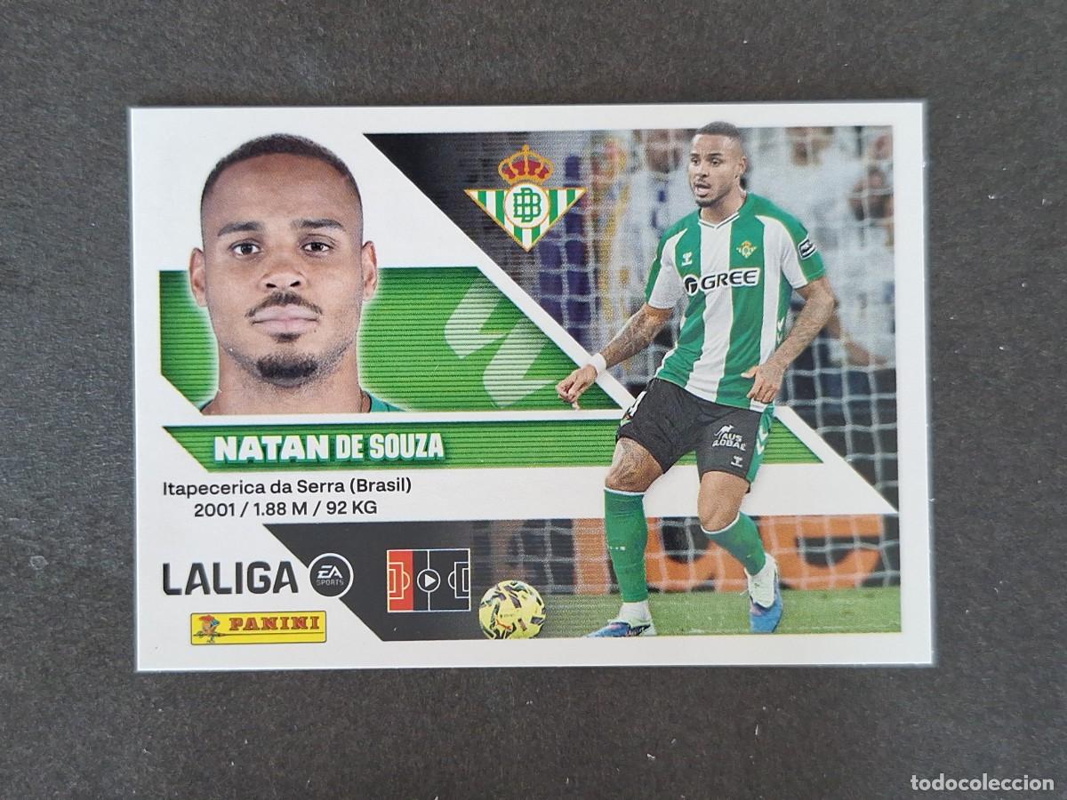 Cromos de f&uacute;tbol: L1 NATAN REAL BETIS BALOMPIE LIGA ESTE 2026 2027 26 27 NUNCA PEGADO SIN PEGAR