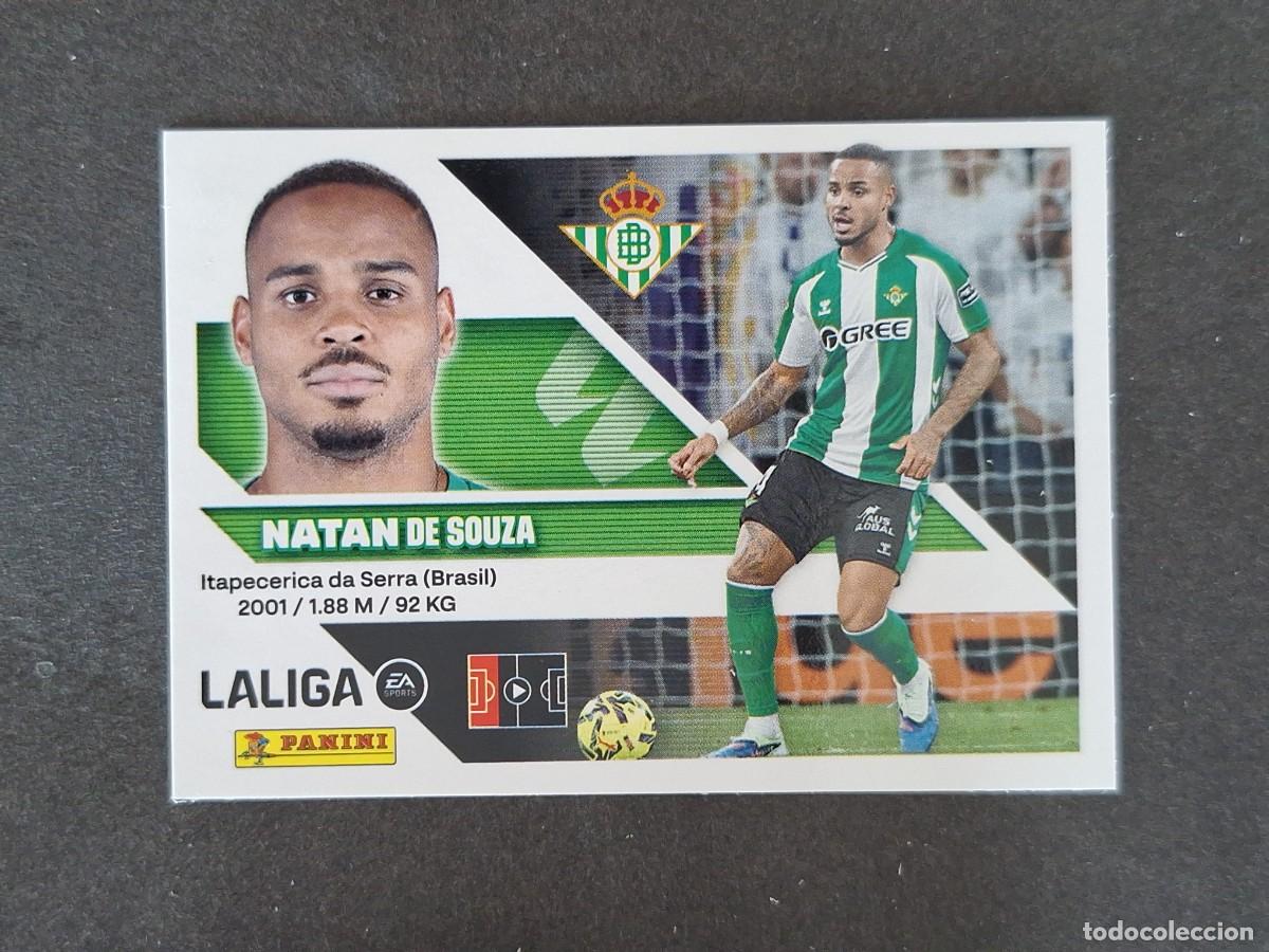 Cromos de f&uacute;tbol: L1 NATAN REAL BETIS BALOMPIE LIGA ESTE 2026 2027 26 27 NUNCA PEGADO SIN PEGAR