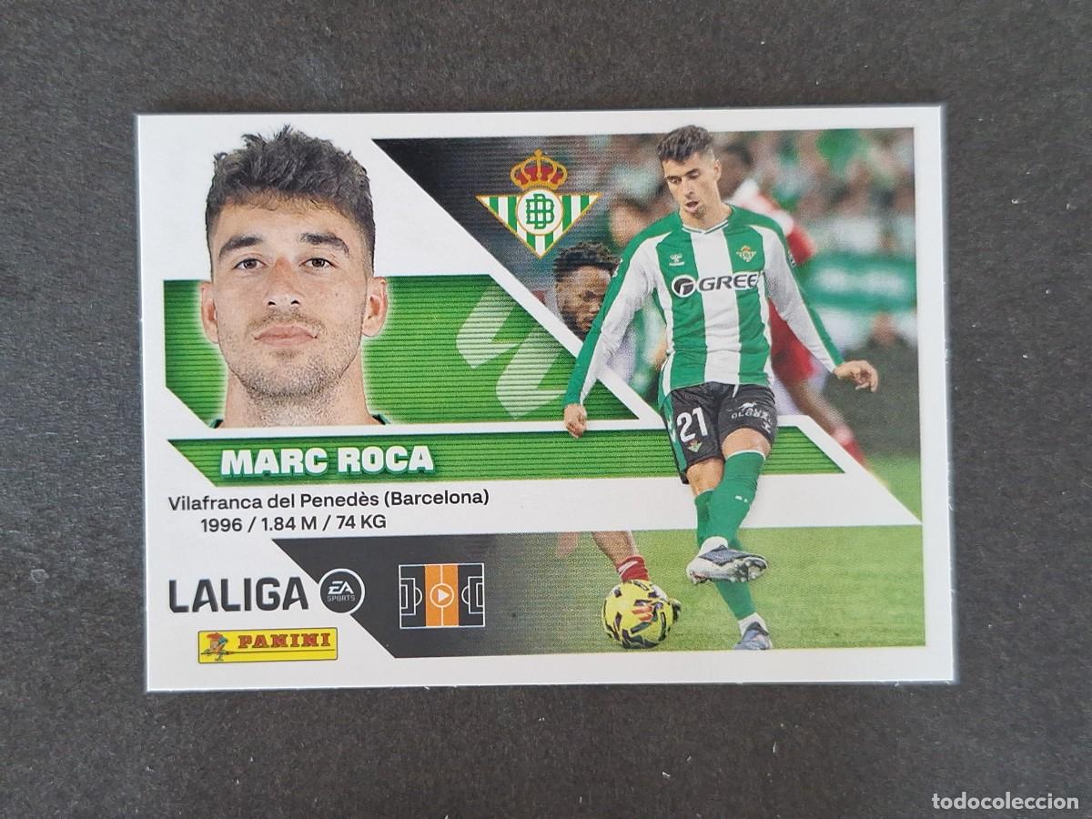 Cromos de f&uacute;tbol: L1 MARC ROCA REAL BETIS BALOMPIE LIGA ESTE 2026 2027 26 27 NUNCA PEGADO SIN PEGAR