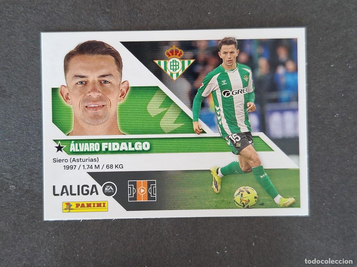 Cromos de f&uacute;tbol: L1 FIDALGO REAL BETIS BALOMPIE LIGA ESTE 2026 2027 26 27 NUNCA PEGADO SIN PEGAR
