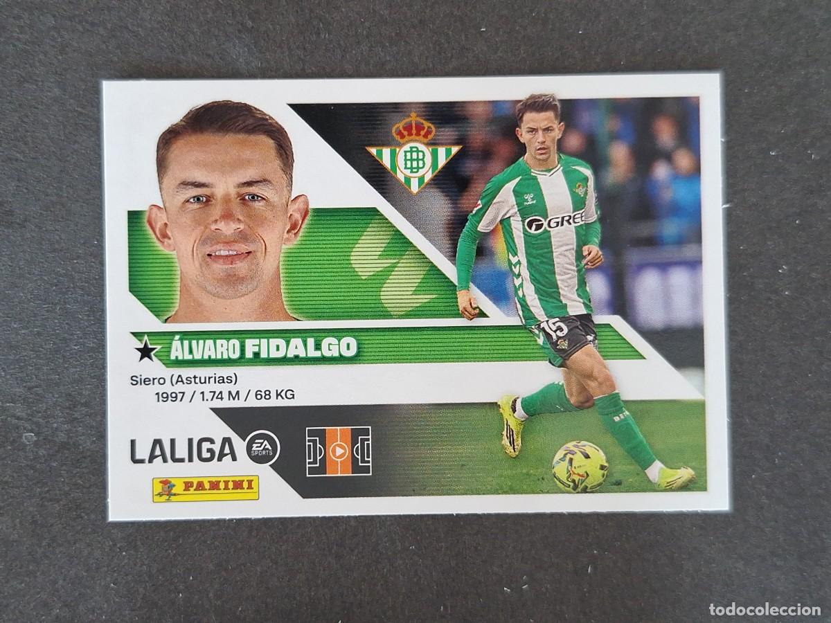 Cromos de f&uacute;tbol: L1 FIDALGO REAL BETIS BALOMPIE LIGA ESTE 2026 2027 26 27 NUNCA PEGADO SIN PEGAR