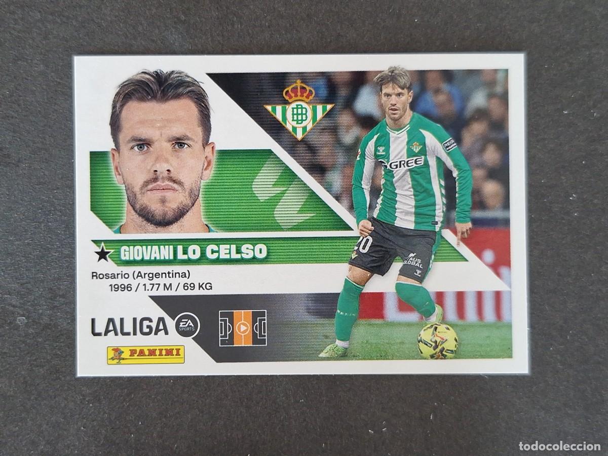 Cromos de f&uacute;tbol: L1 LO CELSO REAL BETIS BALOMPIE LIGA ESTE 2026 2027 26 27 NUNCA PEGADO SIN PEGAR