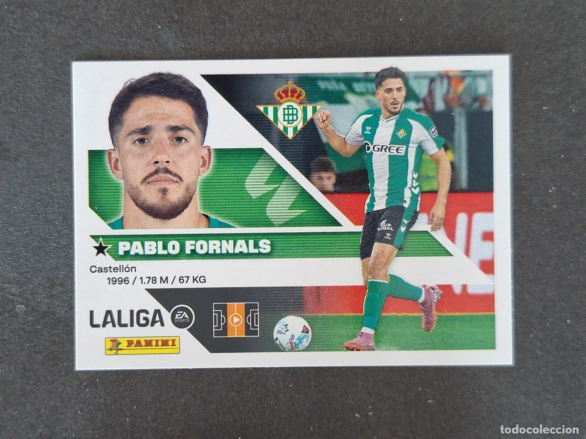 Cromos de f&uacute;tbol: L1 PABLO FORNALS REAL BETIS BALOMPIE LIGA ESTE 2026 2027 26 27 NUNCA PEGADO SIN PEGAR