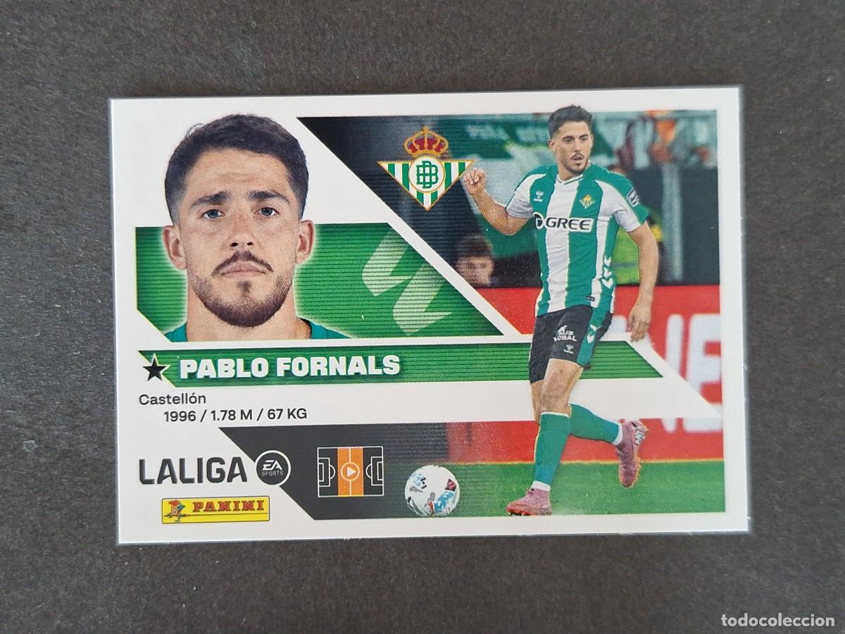 Cromos de f&uacute;tbol: L1 PABLO FORNALS REAL BETIS BALOMPIE LIGA ESTE 2026 2027 26 27 NUNCA PEGADO SIN PEGAR