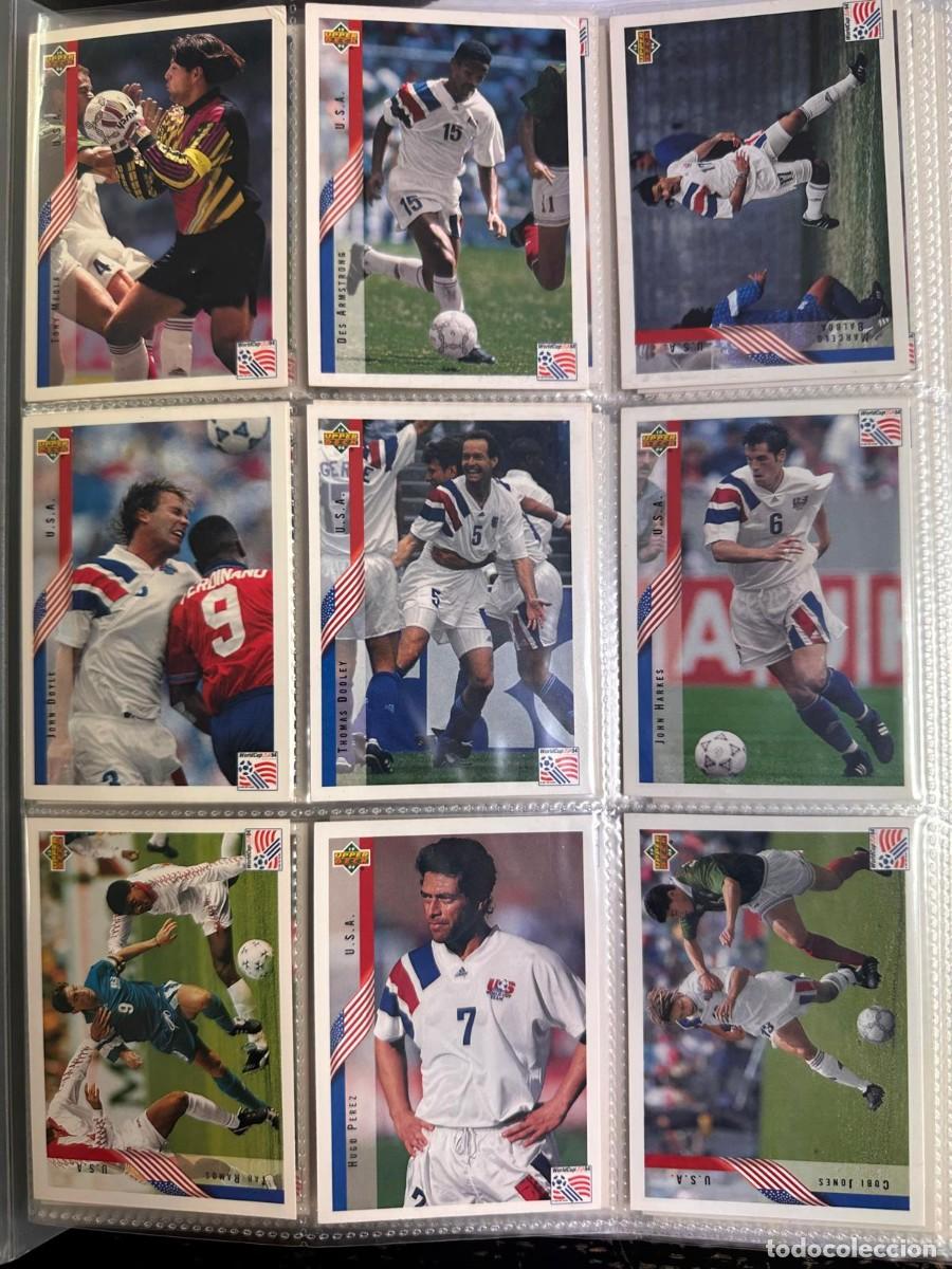 Cromos de f&uacute;tbol: Lote Coleccion 287 Cards World Cup USA 94