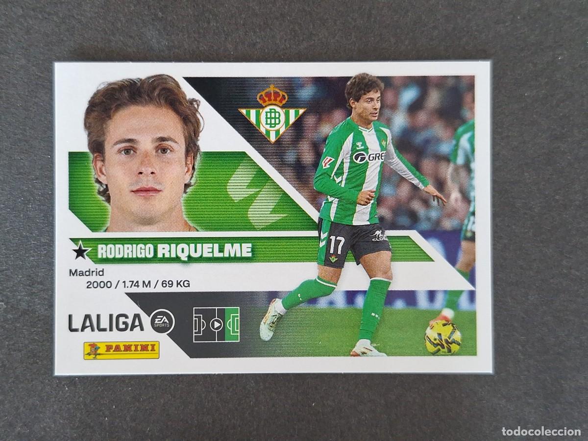 Cromos de f&uacute;tbol: L1 RIQUELME REAL BETIS BALOMPIE LIGA ESTE 2026 2027 26 27 NUNCA PEGADO SIN PEGAR