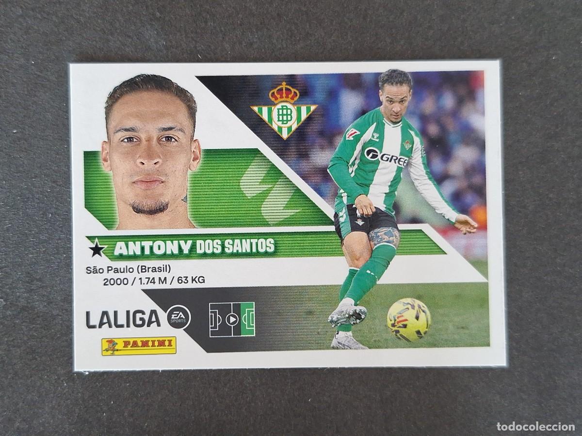 Cromos de f&uacute;tbol: L1 ANTONY REAL BETIS BALOMPIE LIGA ESTE 2026 2027 26 27 NUNCA PEGADO SIN PEGAR