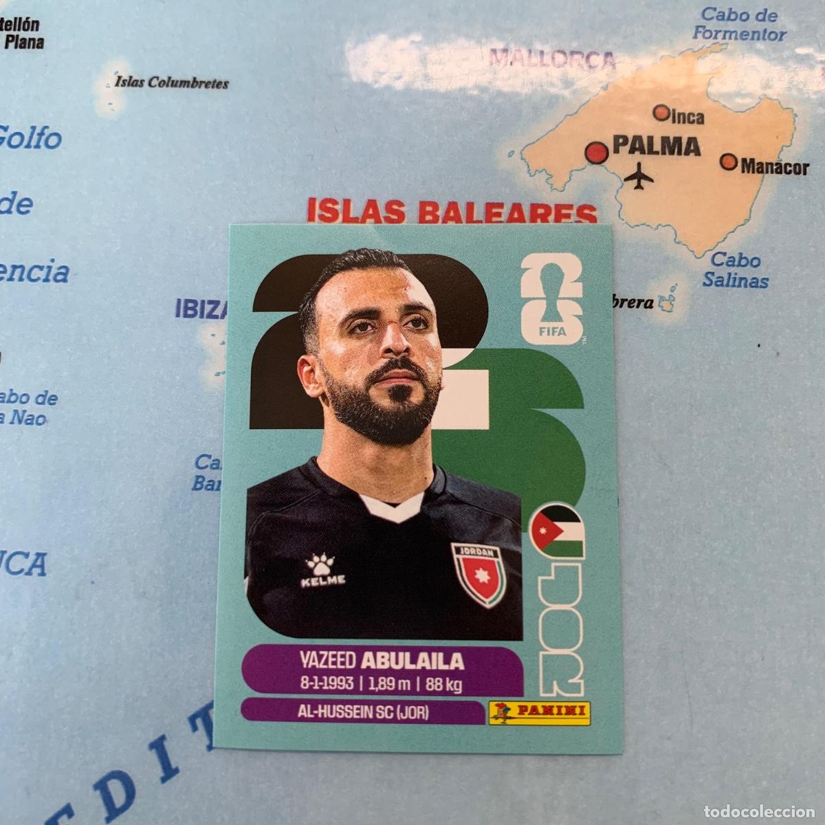 Cromos de f&uacute;tbol: Jordania n&uacute;mero 2 cromo panini Mundial Fifa World Cup 2026