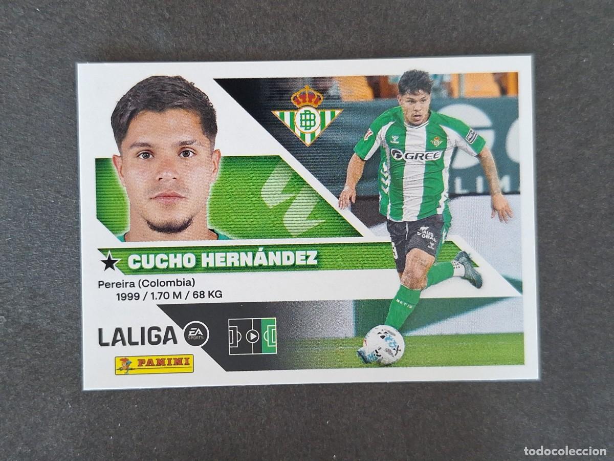 Cromos de f&uacute;tbol: L1 CUCHO HERNANDEZ REAL BETIS BALOMPIE LIGA ESTE 2026 2027 26 27 NUNCA PEGADO SIN PEGAR
