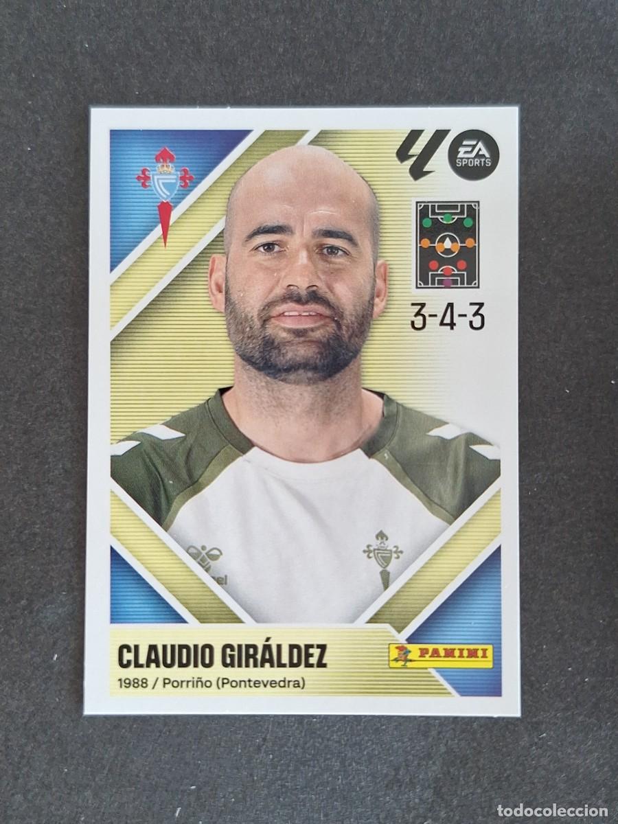 Cromos de f&uacute;tbol: L1 CLAUDIO GIRALDEZ ENTRENADOR CELTA DE VIGO LIGA ESTE 2026 2027 26 27 NUNCA PEGADO SIN PEGAR