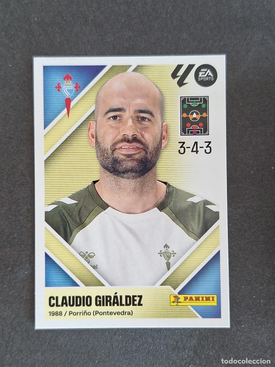Cromos de f&uacute;tbol: L1 CLAUDIO GIRALDEZ ENTRENADOR CELTA DE VIGO LIGA ESTE 2026 2027 26 27 NUNCA PEGADO SIN PEGAR