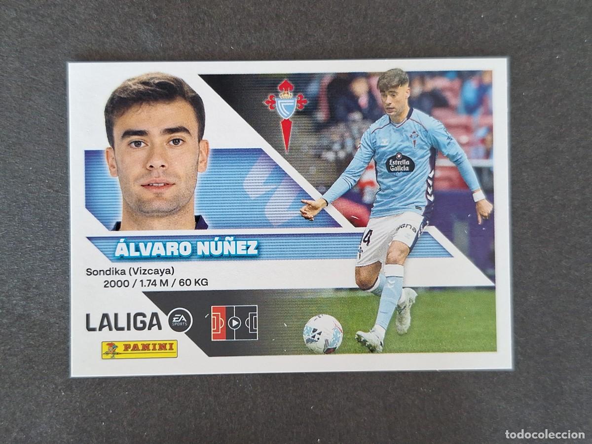 Cromos de f&uacute;tbol: L1 ALVARO NU&Ntilde;EZ CELTA DE VIGO LIGA ESTE 2026 2027 26 27 NUNCA PEGADO SIN PEGAR