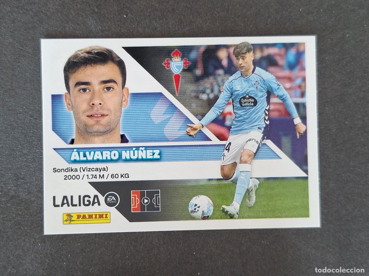 Cromos de f&uacute;tbol: L1 ALVARO NU&Ntilde;EZ CELTA DE VIGO LIGA ESTE 2026 2027 26 27 NUNCA PEGADO SIN PEGAR
