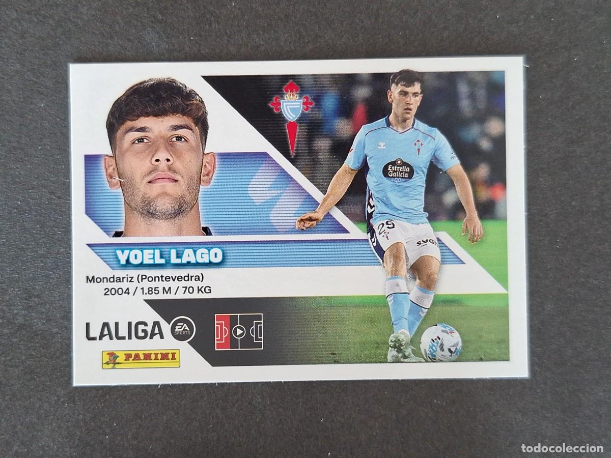 Cromos de f&uacute;tbol: L1 YOEL LAGO CELTA DE VIGO LIGA ESTE 2026 2027 26 27 NUNCA PEGADO SIN PEGAR
