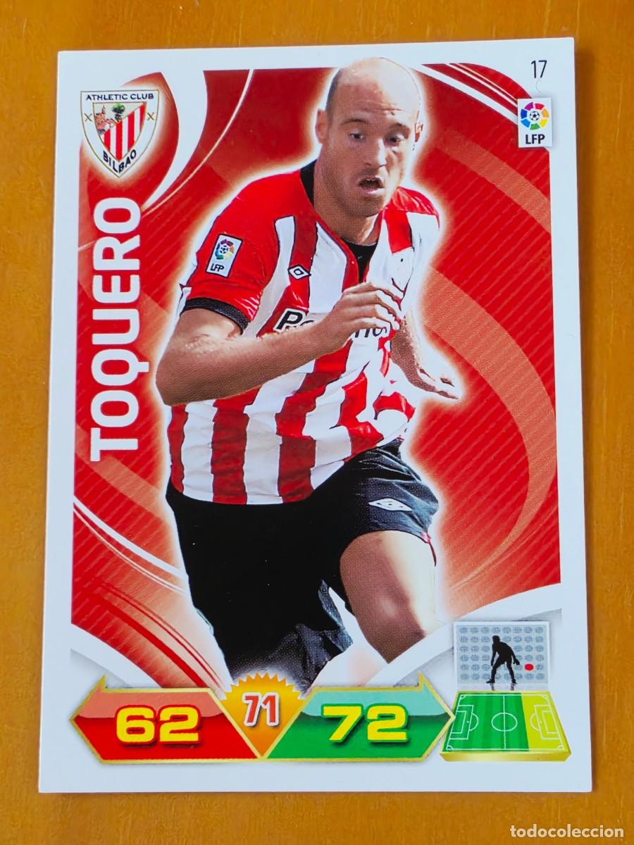 Cromos de f&uacute;tbol: 17 Gaizka Toquero, Athletic Club de Bilbao, Panini Adrenalyn XL 2011 2012 11 12