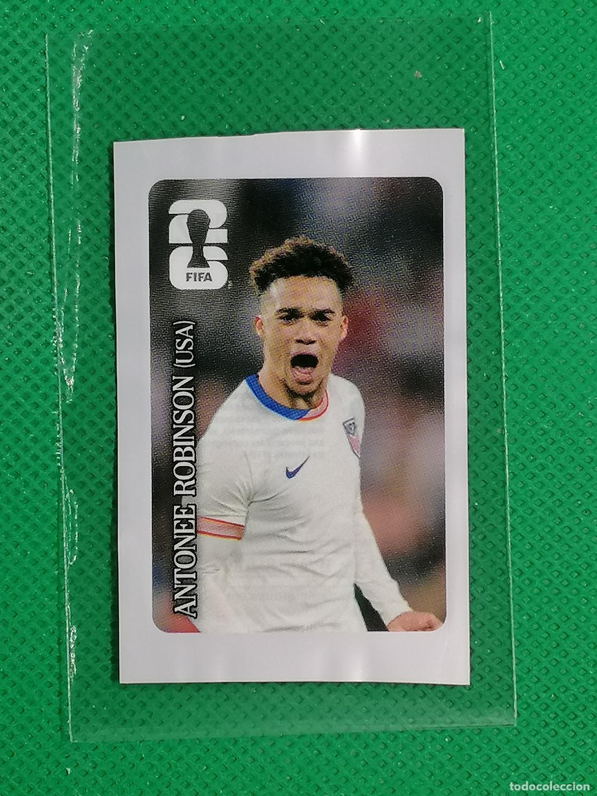 Cromos de f&uacute;tbol: ANTONEE ROBINSON ESTADOS UNIDOS COCA COLA COCACOLA ⚽ PANINI FIFA MUNDIAL WORLD CUP 26 2026 STICKER ⚽