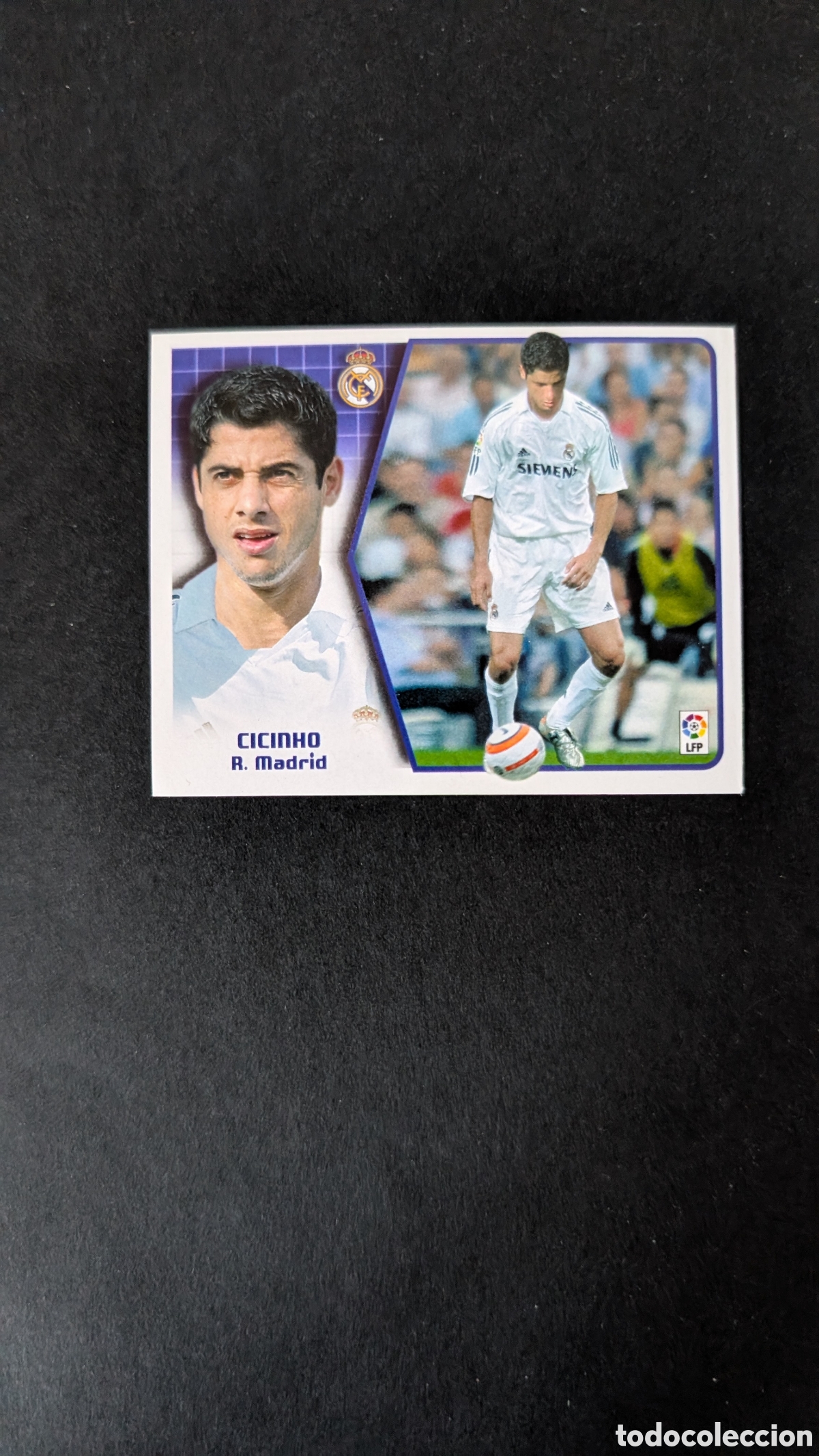 Cromos de f&uacute;tbol: CICINHO REAL MADRID COLOCA LIGA ESTE 2005/06 05 06 NUNCA PEGADO SIN PEGAR