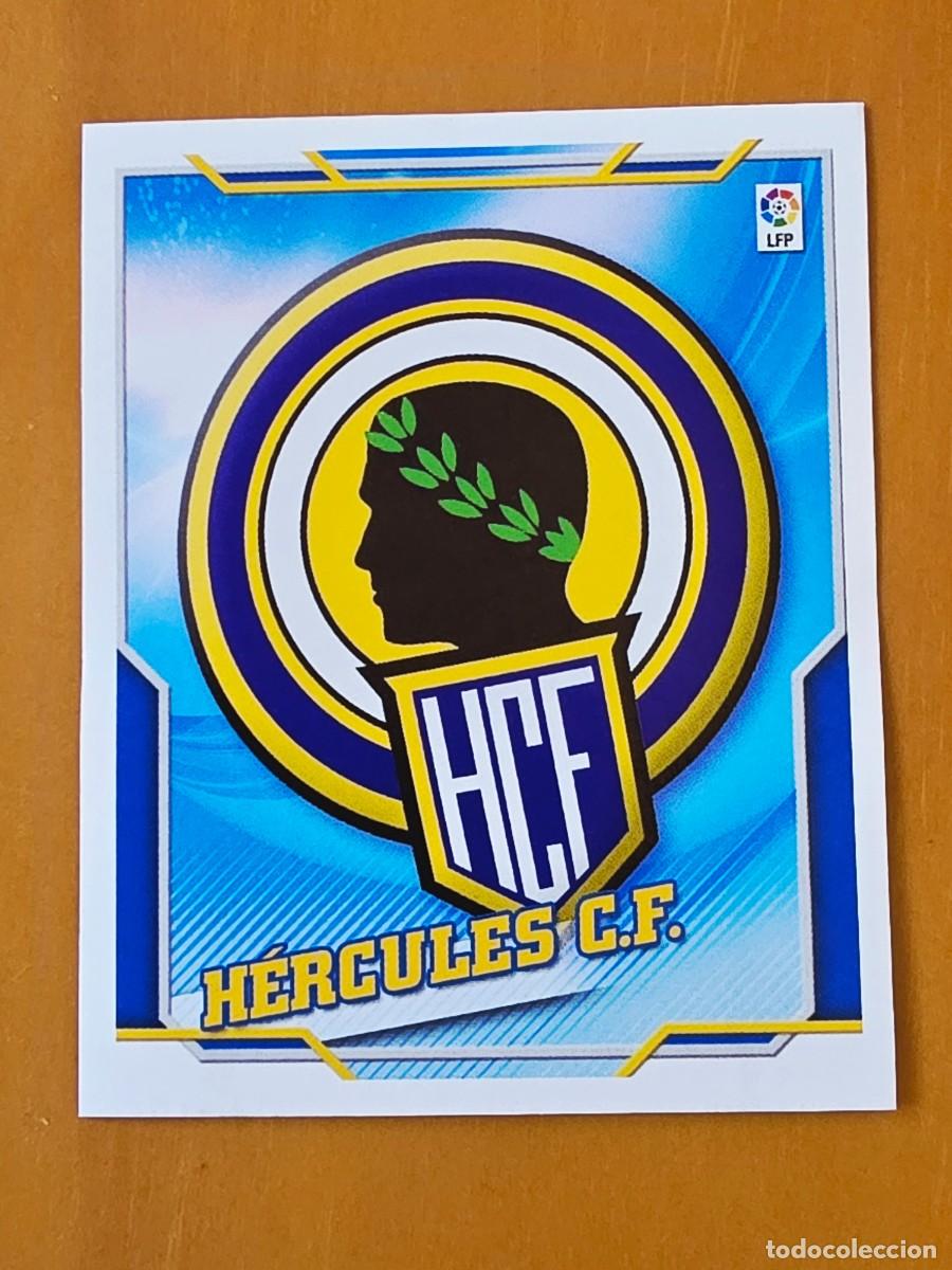 Cromos de f&uacute;tbol: Escudo H&eacute;rcules CF, Panini Ediciones Liga Este 2010 2011 10 11