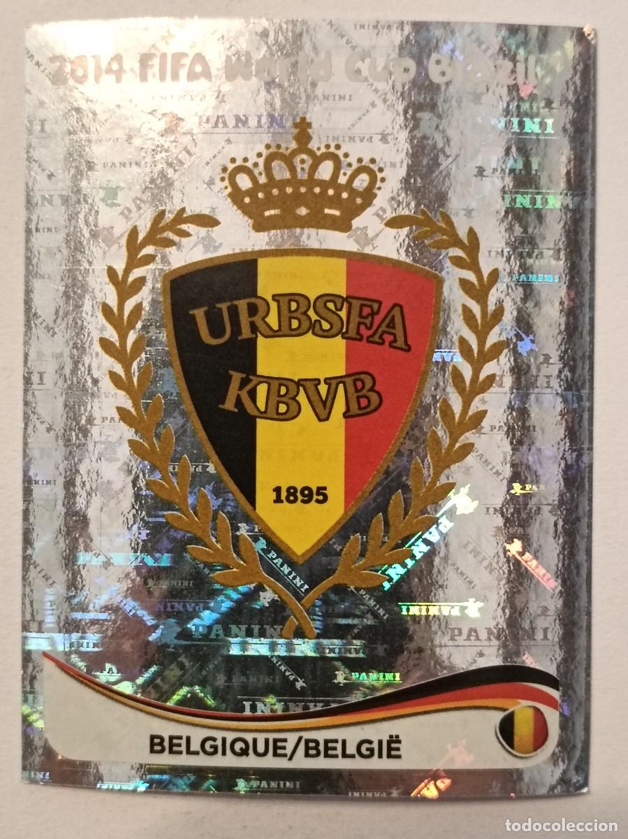 Cromos de f&uacute;tbol: #564 ESCUDO (BELGICA) MUNDIAL BRASIL 2014 PANINI