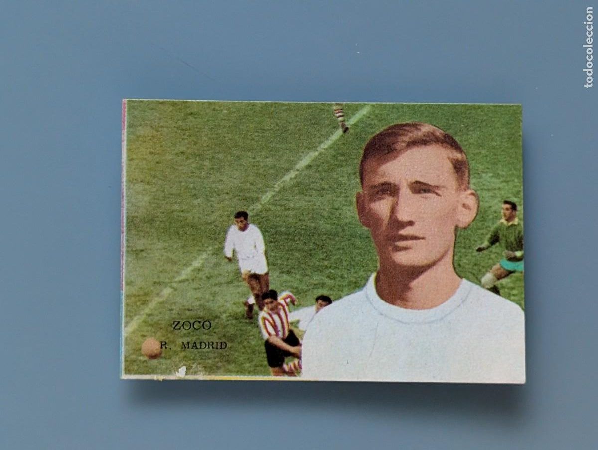 Cromos de f&uacute;tbol: RARISIMO CROMO RARE ROOKIE CARD ZOCO REAL MADRID LIGA FUTBOL 1962 1963 62/63 FHER DISGRA FOOTBALL