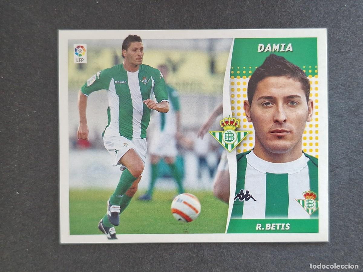 Cromos de f&uacute;tbol: L6 DAMIA REAL BETIS BALOMPIE FICHAJE 13 LIGA ESTE 2006 2007 06 07 NUNCA PEGADO SIN PEGAR