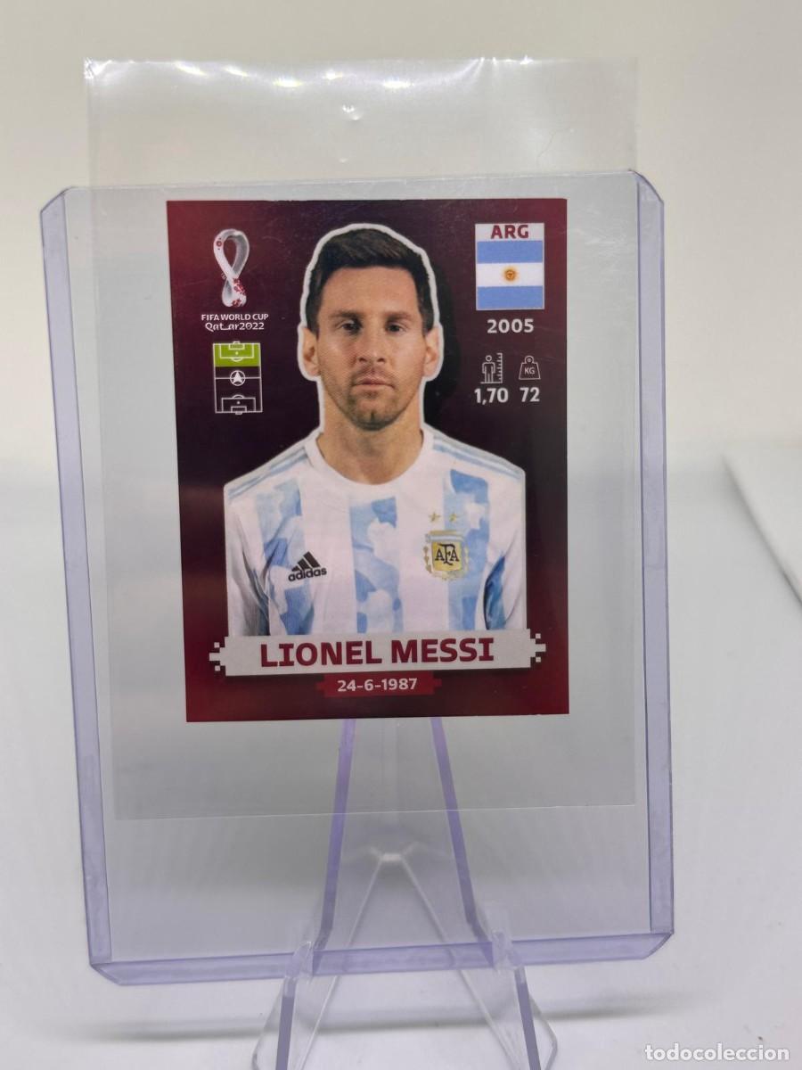 Cromos de f&uacute;tbol: Lionel Messi ARG 20 Panini Fifa World Cup Qatar Oryx 2022
