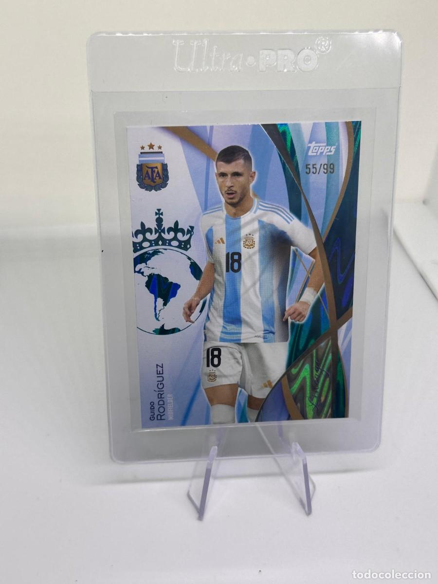 Cromos de f&uacute;tbol: Guido Rodriguez 55/99 Argentina Topps Lineage 2024