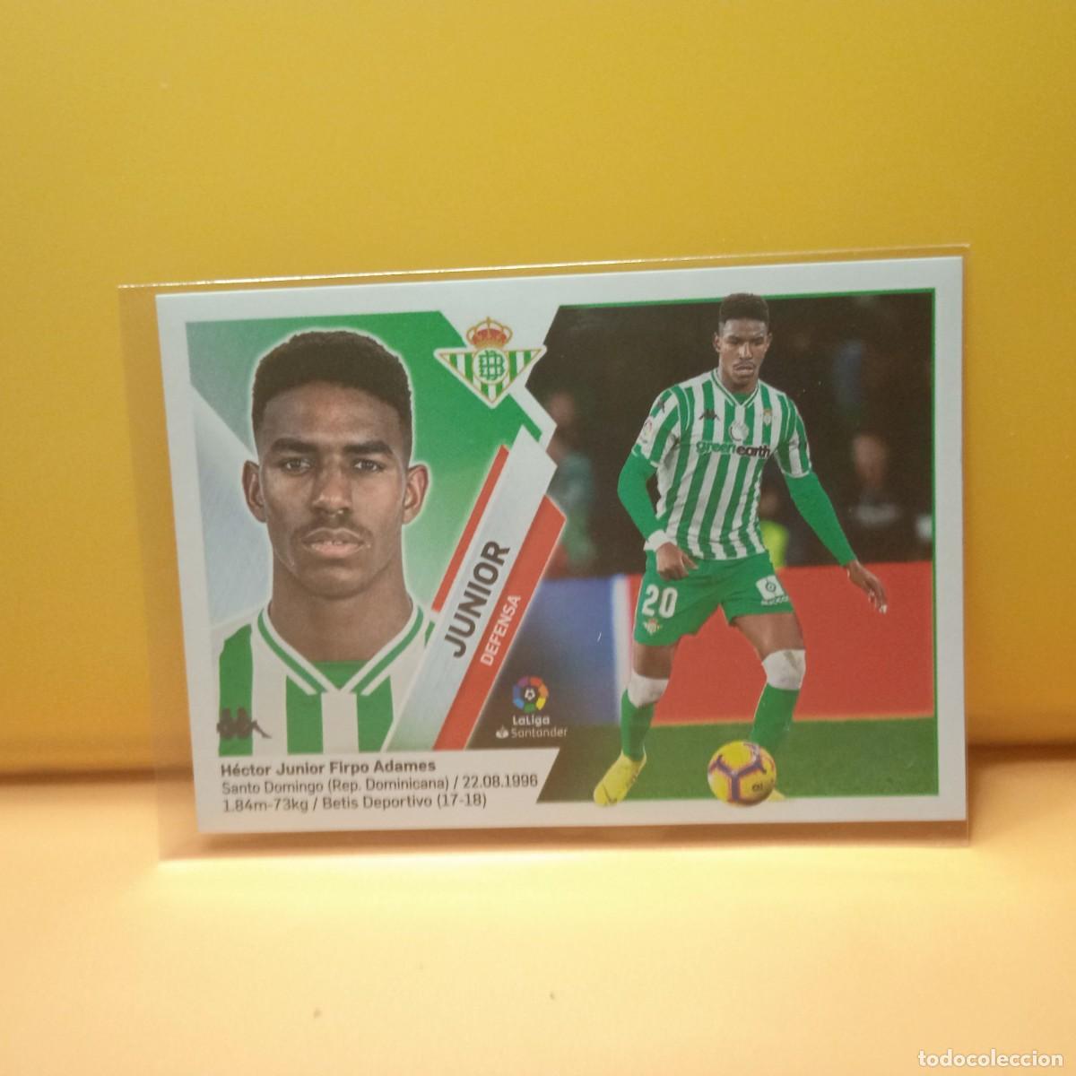 Cromos de f&uacute;tbol: EDICIONES ESGE 2019 2020 19 20 REAL BETIS JUNIOR 8
