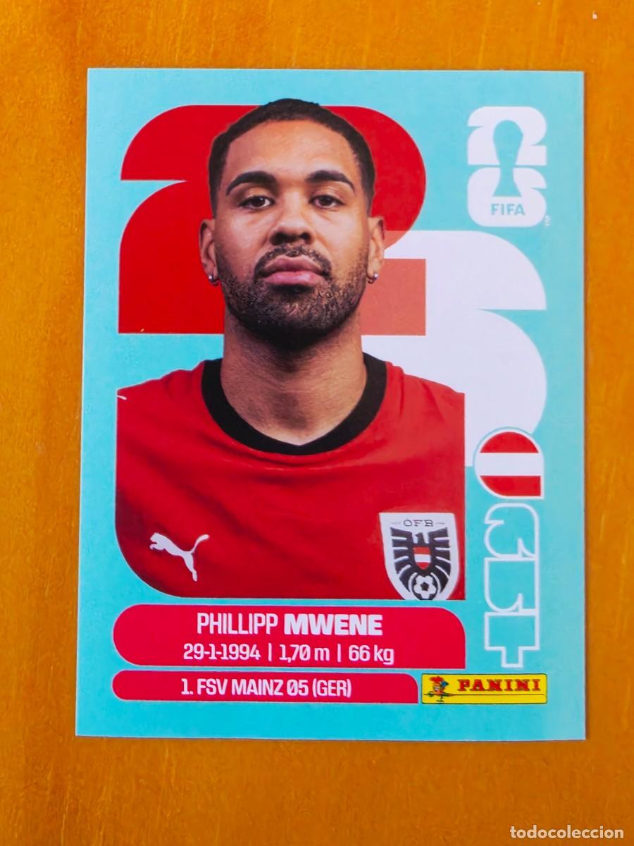 Cromos de f&uacute;tbol: AUT 8 Philipp Mwene, Austria, Panini FIFA World Cup Mundial 2026 Sticker