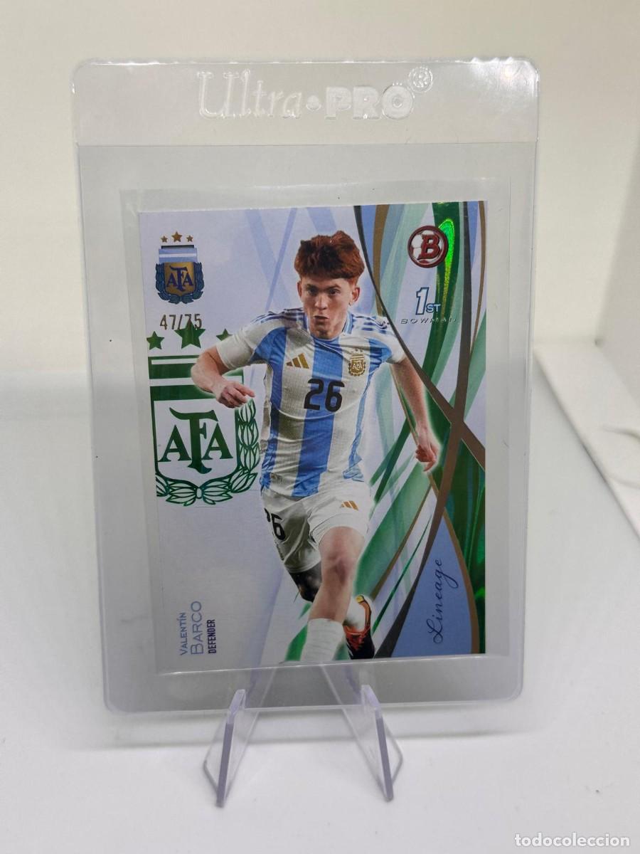 Cromos de f&uacute;tbol: Valentin Barco 47/75 Argentina Topps Lineage 2024