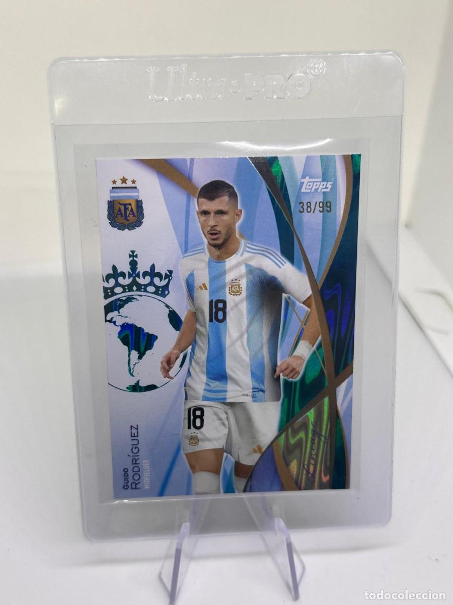 Cromos de f&uacute;tbol: Guido Rodriguez 38/99 Argentina Topps Lineage 2024