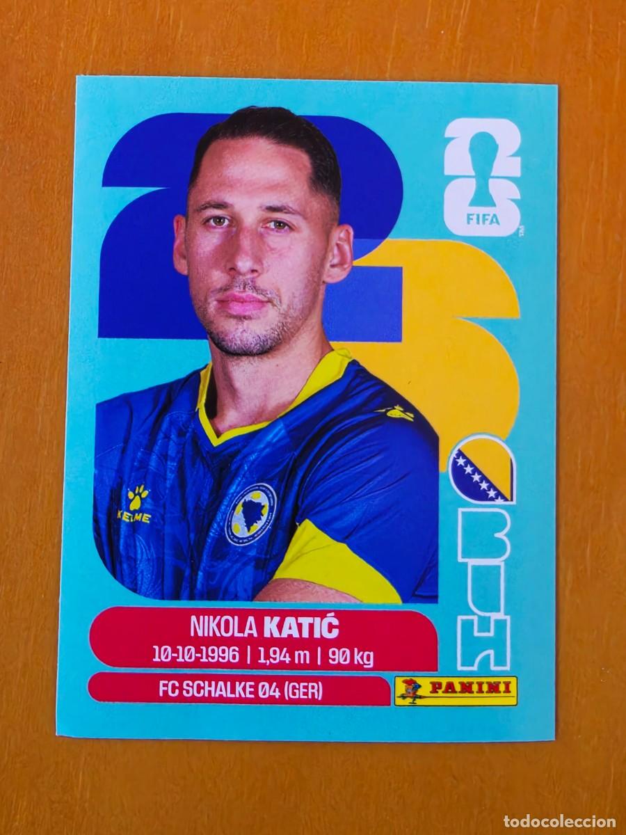 Cromos de f&uacute;tbol: BIH 7 Nikola Katić, Bosnia & Herzegovina, Panini FIFA World Cup Mundial 2026 Sticker