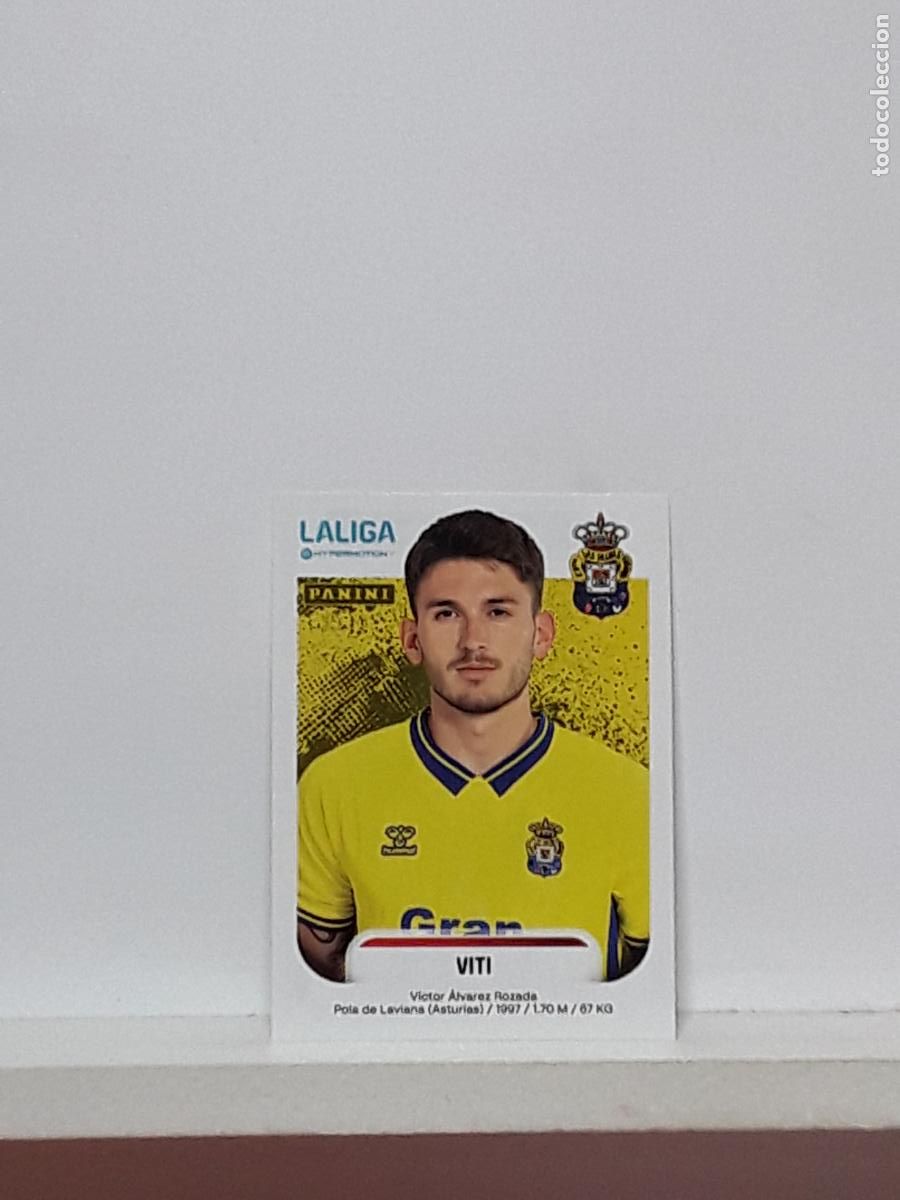 Cromos de f&uacute;tbol: LALIGA HYPERMOTION 2025 2026 25 26 ALBUM PANINI LIGA N 253BIS 253 BIS LAS PALMAS LIMITADA VITI