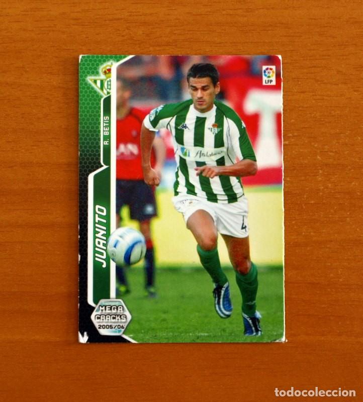 Cromos de f&uacute;tbol: Real Betis -N&ordm; 77 Juanito -Megacracks Las Fichas Liga 2005-2006-05-06 Mega Cracks Panini
