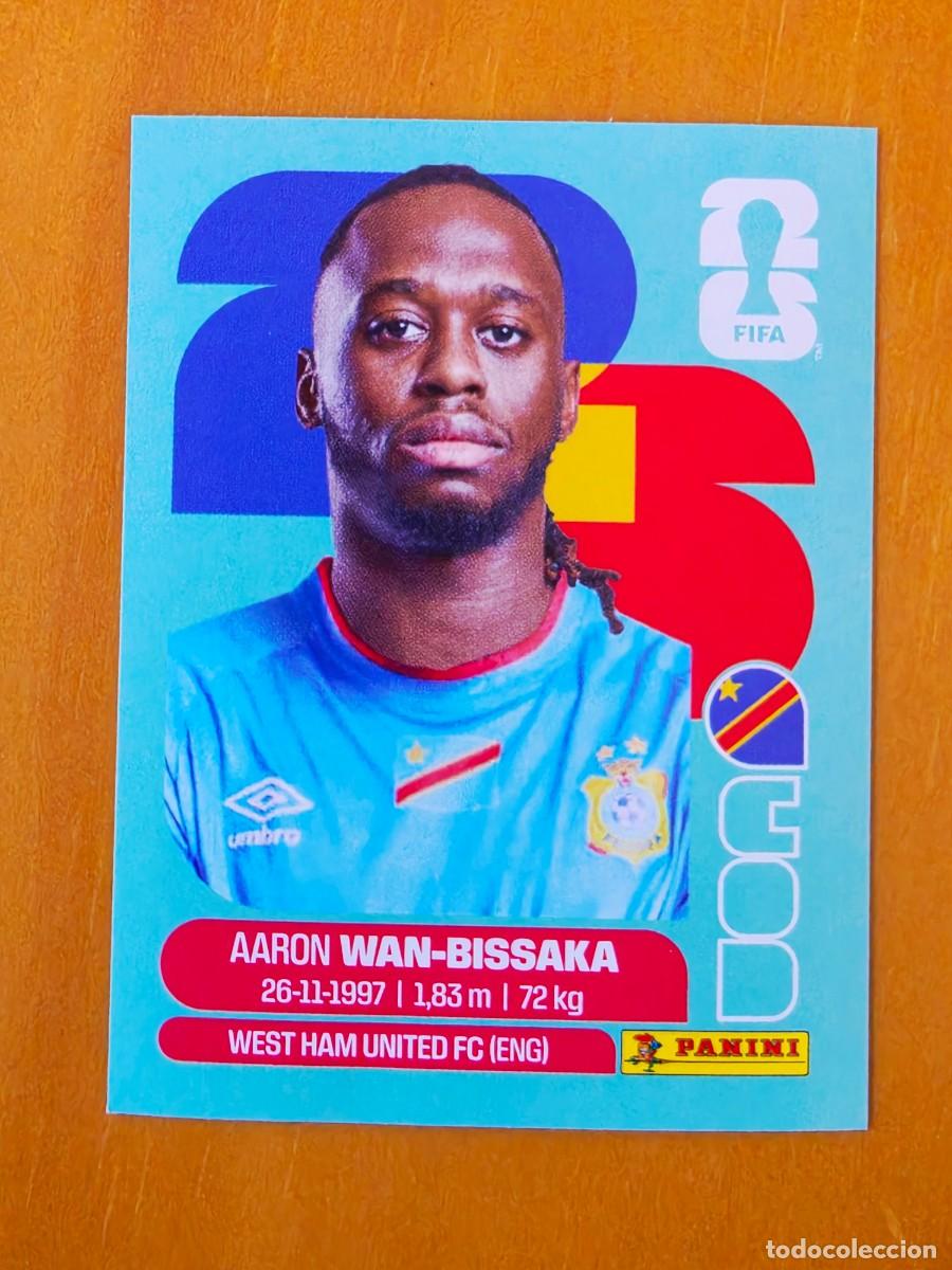 Cromos de f&uacute;tbol: COD 3 Aaron Wan-Bissaka, Rep&uacute;blica Democr&aacute;tica del Congo, Panini FIFA World Cup Mundial 2026 Sticker