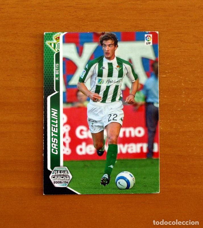 Cromos de f&uacute;tbol: Real Betis -N&ordm; 80 Castellini -Megacracks Las Fichas Liga 2005-2006-05-06 Mega Cracks Panini
