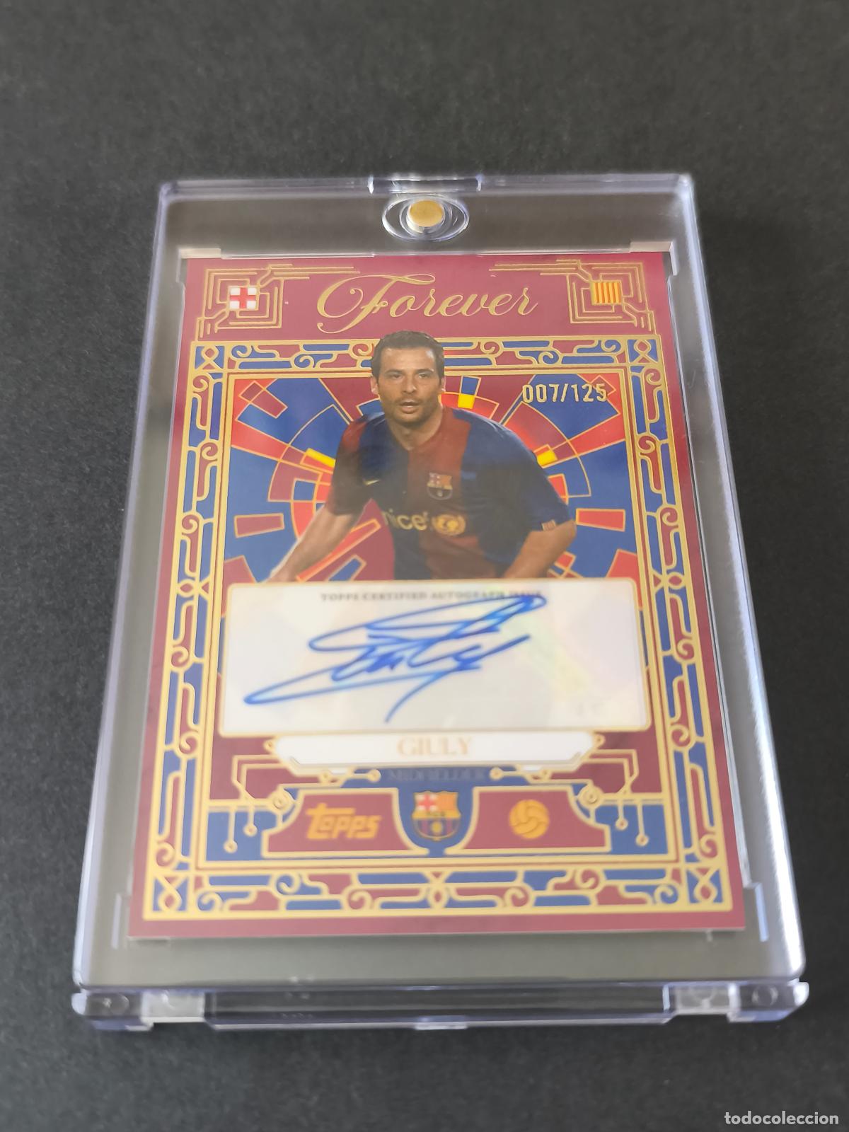 Cromos de f&uacute;tbol: GIULY AUT&Oacute;GRAFO ORIGINAL /125 BARCELONA FOREVER 2025 20206 25 26 BV-LG
