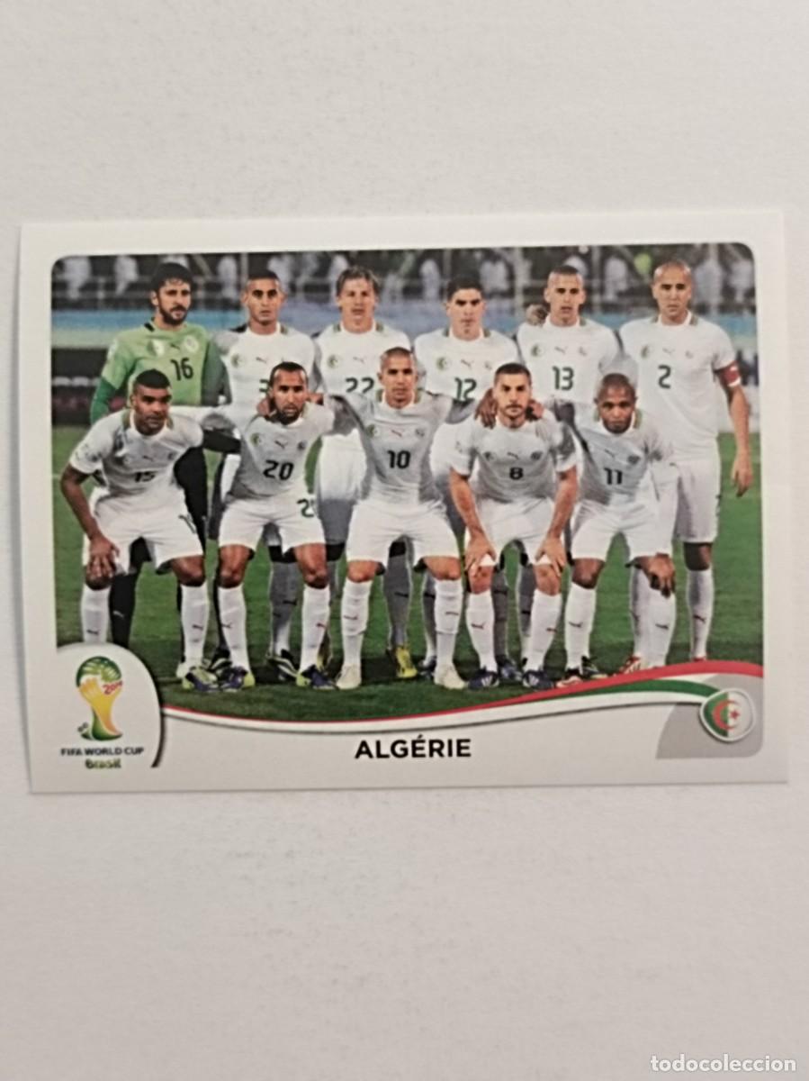 Cromos de f&uacute;tbol: #584 ALINEACION (ARGELIA) MUNDIAL BRASIL 2014 PANINI