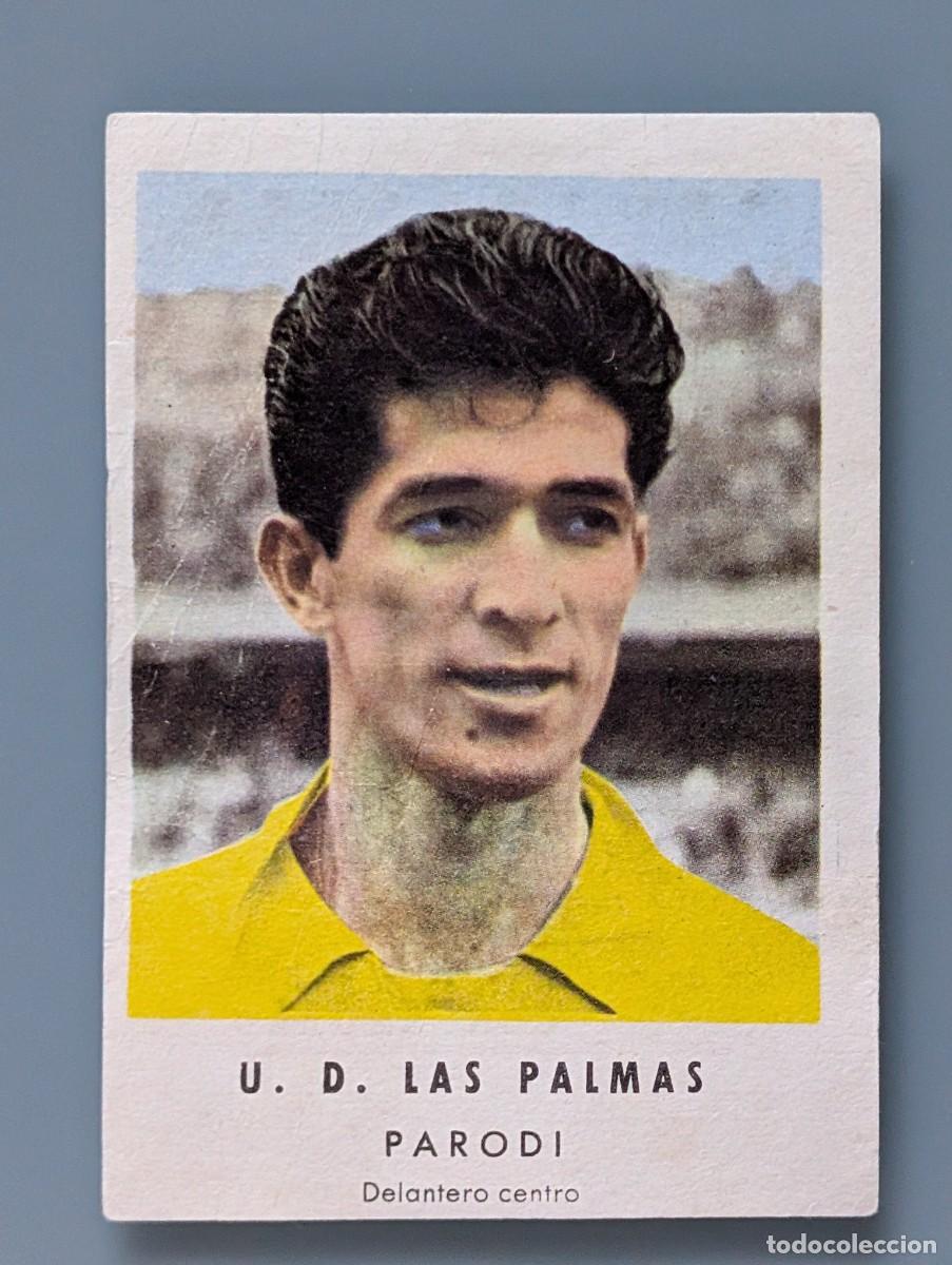 Cromos de f&uacute;tbol: MUY DIFICIL CROMO RARE CARD PARODI UD LAS PALMAS CHOCOLATES GRANELL FUTBOL GRAN CANARIA CANARIAS