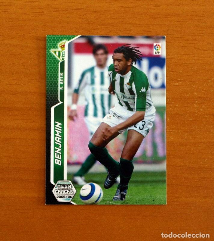 Cromos de f&uacute;tbol: Real Betis -N&ordm; 84 Benjamin -Megacracks Las Fichas Liga 2005-2006-05-06 Mega Cracks Panini