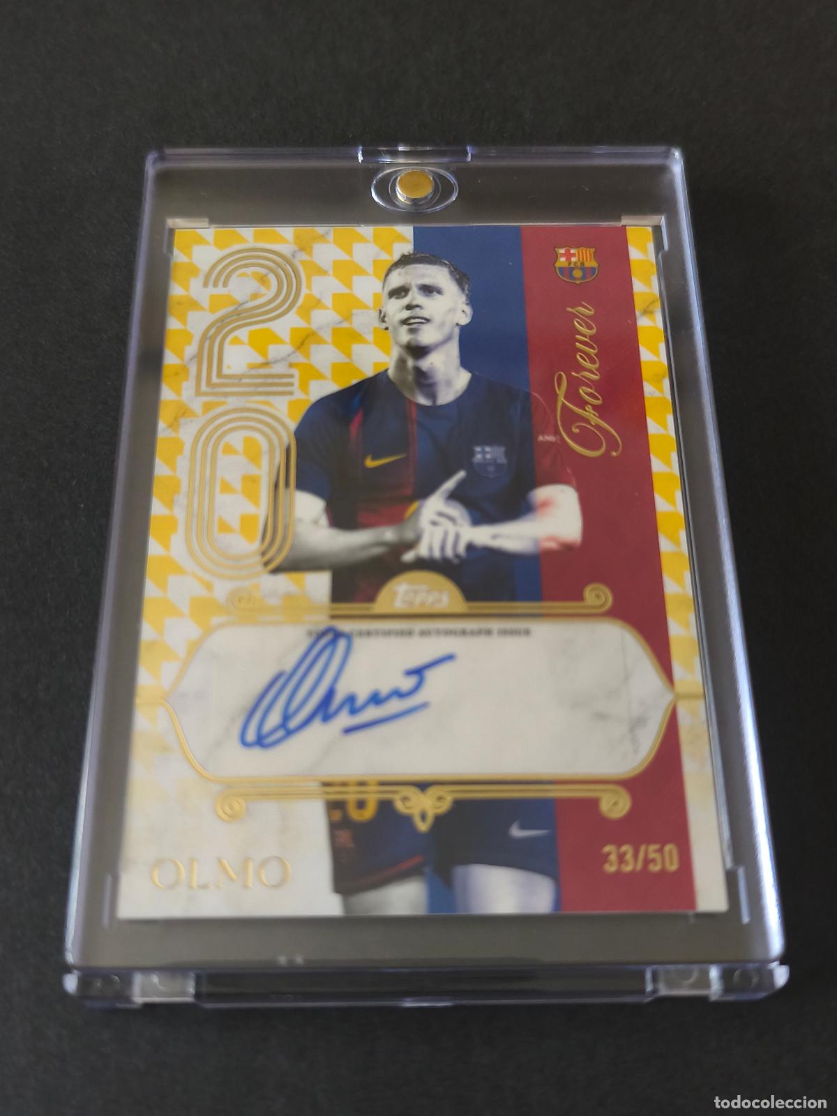 Figurine di Calcio: DANI OLMO AUT&Oacute;GRAFO ORIGINAL /50 BARCELONA FOREVER 2025 20206 25 26 FK-DO