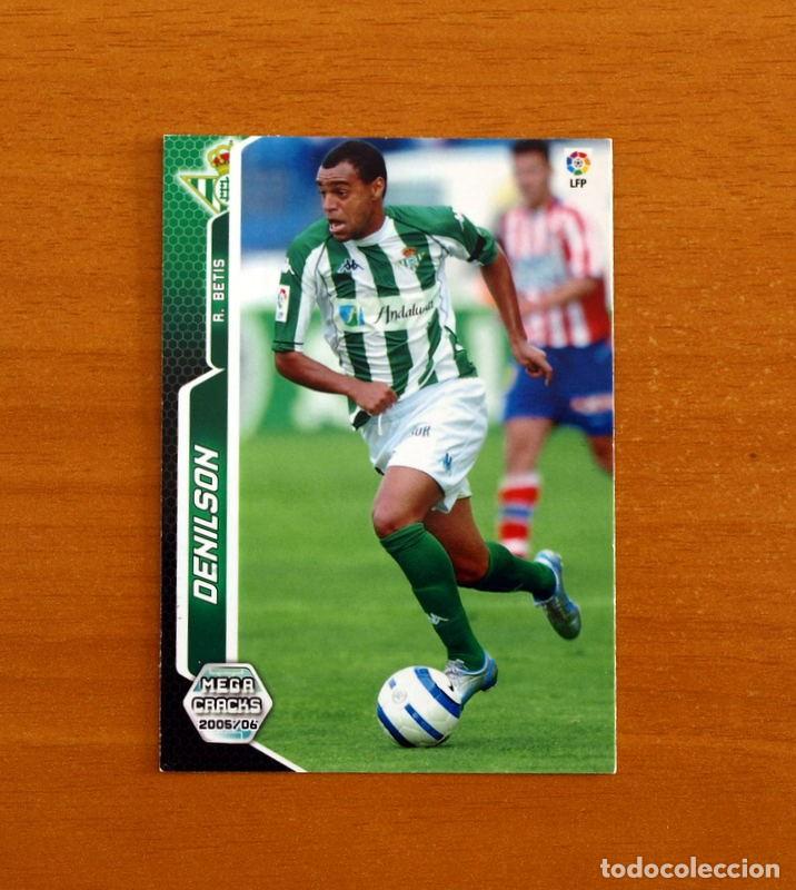 Cromos de f&uacute;tbol: Real Betis -N&ordm; 86 Denilson -Megacracks Las Fichas Liga 2005-2006-05-06 Mega Cracks Panini