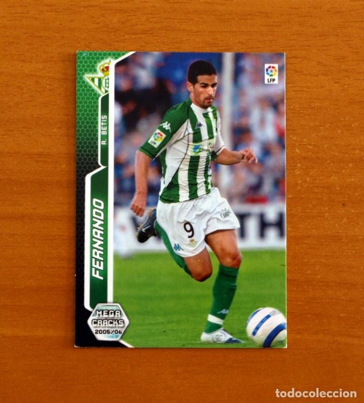 Cromos de f&uacute;tbol: Real Betis -N&ordm; 87 Fernando -Megacracks Las Fichas Liga 2005-2006-05-06 Mega Cracks Panini