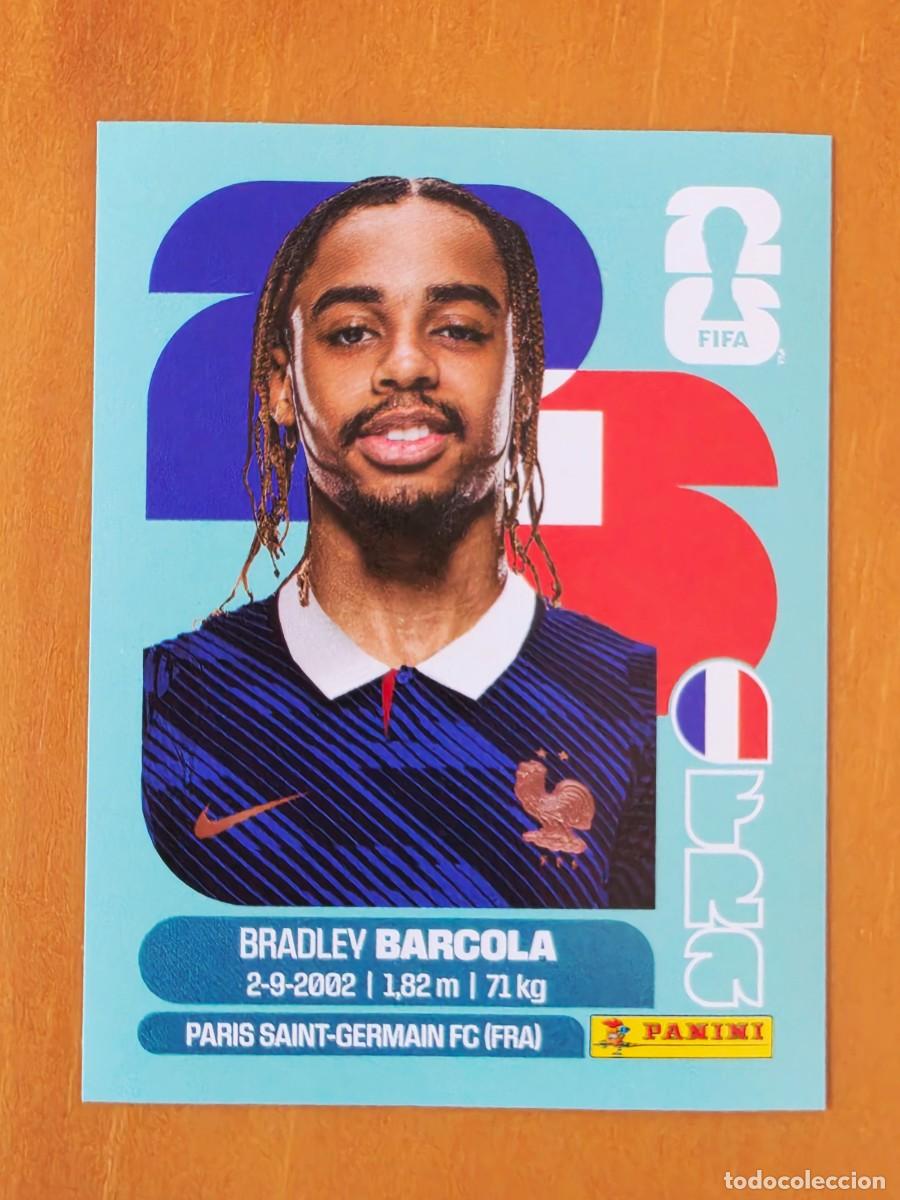 Cromos de f&uacute;tbol: FRA 16 Bradley Barcola, Francia, Panini FIFA World Cup Mundial 2026 Sticker