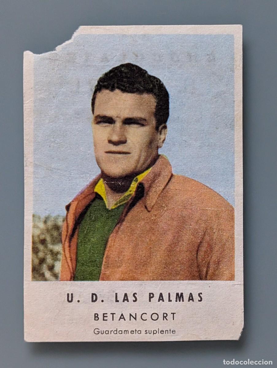 Cromos de f&uacute;tbol: MUY DIFICI CROMO ROOKIE CARD BETANCORT LAS PALMAS CHOCOLATES GRANELL FUTBOL GRAN CANARIA REAL MADRID
